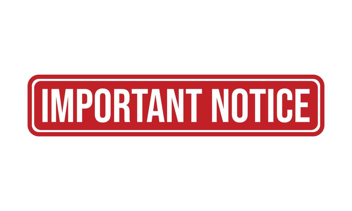 Important Service Notice